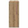 Armarios con 2 cajones 2 uds roble artesanal 60x31x40 cm