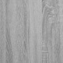 Estante de pared con cajones madera contrachapada sonoma gris