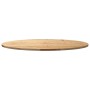 Tablero de mesa ovalado madera maciza de roble 100x50x2 cm