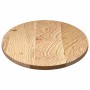 Tablero de mesa ovalado madera maciza de roble 100x50x2 cm