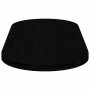Tablero de mesa ovalado madera maciza de roble 140x60x4 cm