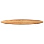 Tablero de mesa ovalado madera maciza de roble 100x50x2 cm