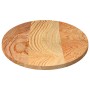 Tablero de mesa ovalado madera maciza de roble 100x50x2 cm