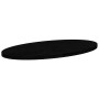 Tablero de mesa ovalado madera maciza de roble 120x60x4 cm
