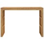 Mesa consola madera maciza de teca 110x35x75 cm