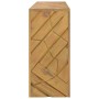 Mesa consola madera maciza de teca 110x35x75 cm