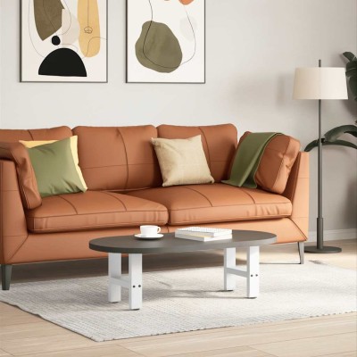 Patas para mesa de centro de acero blanco 2 uds 30×30 cm
