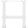 Patas para mesa de centro de acero blanco 2 uds 30×30 cm