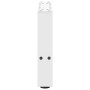 Patas para mesa de centro de acero blanco 2 uds 30×30 cm