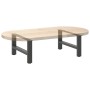 Patas para mesa de centro de acero antracita 2 uds 30×60 cm
