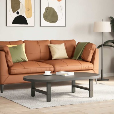 Patas para mesa de centro de acero antracita 2 uds 30×70 cm