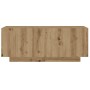 Mesita de noche madera de ingeniería roble artisian 100x35x40cm