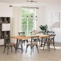 Patas de mesa centro forma A 2uds acero antracita 70x(72-73) cm