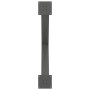 Patas para mesa de comedor en forma de X 3 uds antracita acero