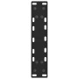 Patas de mesa de centro acero negro 2 uds 28x(42-43) cm