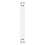 Patas de mesa de centro acero blanco 2 uds 60x(42-43) cm