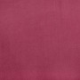 Chaise longue con reposabrazos derecho terciopelo rojo vino