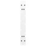 Patas de mesa de centro forma A 2uds acero blanco 60x(30-31) cm
