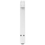 Patas de mesa de centro forma A 2uds acero blanco 60x(42-43) cm