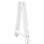 Patas de mesa de centro forma A 2uds acero blanco 60x(72-73) cm