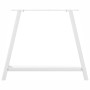Patas de mesa de centro forma A 2uds acero blanco 90x(72-73) cm