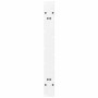 Patas de mesa de centro forma A 2uds acero blanco 90x(72-73) cm