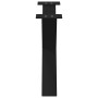 Patas de mesa de centro forma X 2uds acero negro 70x(42-43) cm