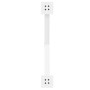 Patas de mesa de centro forma X 2uds acero blanco 70x(42-43) cm