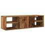 Armario de pared madera contrachapada envejecida 102x30x29 cm