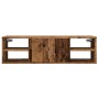 Armario de pared madera contrachapada envejecida 102x30x29 cm