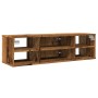 Armario de pared madera contrachapada envejecida 102x30x29 cm