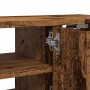 Armario de pared madera contrachapada envejecida 102x30x29 cm