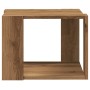 Mesa de centro madera de ingeniería roble artisan 40x40x30 cm