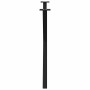 Patas para mesa comedor forma X 2uds acero negro 90x(72-73) cm