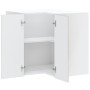 Mueble esquinero cocina Porto madera contrachapada gris cemento