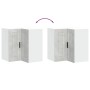 Mueble esquinero cocina Porto madera contrachapada gris cemento