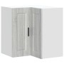 Mueble esquinero cocina Porto madera contrachapada gris sonoma