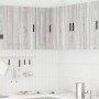 Mueble esquinero cocina Porto madera contrachapada gris sonoma