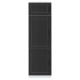 Mueble de cocina Porto de madera contrachapada negro