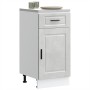 Mueble bajo de cocina porto gris cemento madera reconstituida