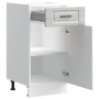 Mueble bajo de cocina porto gris sonoma madera reconstituida