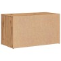 Banco de pasillo de aglomerado roble artesanal 80x40x45 cm