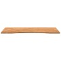 Tablero escritorio rectangular madera maciza roble marrón claro
