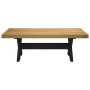 Mesa de centro NOAIN patas en X madera maciza pino 120x60x40 cm