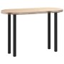 Patas para mesa de centro 4 uds acero negro 72-74 cm