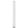 Patas para mesa de centro 4 uds acero blanco 100-102 cm