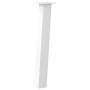 Patas para mesa de centro 4 uds acero blanco 72 cm