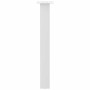 Patas para mesa de centro 4 uds acero blanco 72 cm