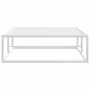 Estructura de cama sin colchón de metal blanco 90x200 cm