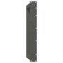 Patas de mesa centro forma U 2uds acero antracita 60x(30-31) cm